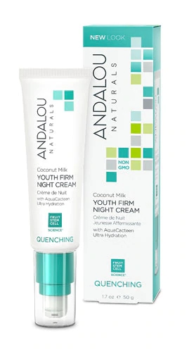 Andalou Naturals Quenching Coconut Milk Youth Firm Night Cream -- 1.7 oz