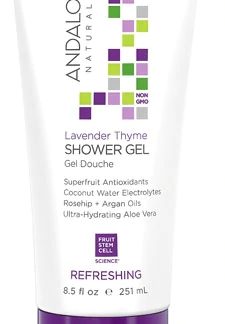 Andalou Naturals Refreshing Shower Gel Lavender Thyme -- 8.5 fl oz