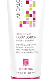 Andalou Naturals Soothing Body Lotion 1000 Roses® -- 8 fl oz