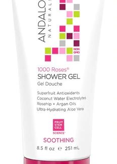Andalou Naturals Soothing Shower Gel 1000 Roses® -- 8.5 fl oz