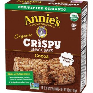 Annie's Homegrown Organic Crispy Snack Bars -- 5 Bars