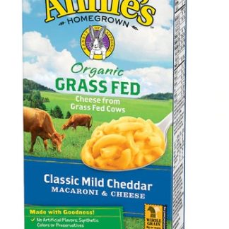 Annie's Homegrown Organic Grass Fed Classic Mild Cheddar Macaroni & Cheese -- 6 oz