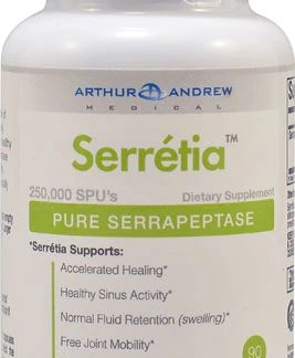 Arthur Andrew Medical Inc. Serretia Pure Serrapeptase -- 250000 SPU - 90 Capsules
