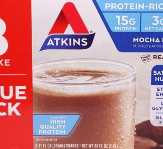 Atkins RTD Shake Mocha Latte -- 8 Shakes