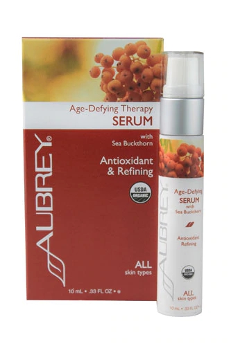 Aubrey Organic Age-Defying Therapy Serum with Sea Buckthorn -- 0.36 fl oz