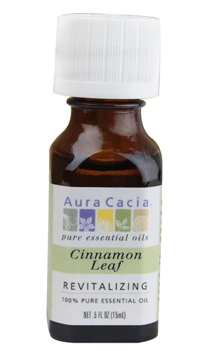 Aura Cacia 100% Pure Essential Oil Cinnamon Leaf -- 0.5 fl oz