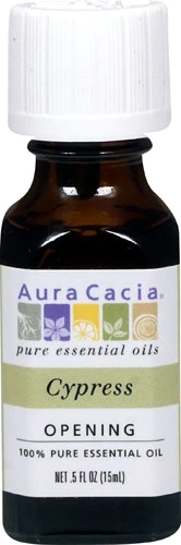 Aura Cacia 100% Pure Essential Oil Cypress -- 0.5 fl oz