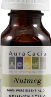 Aura Cacia 100%Pure Essential Oil Nutmeg -- 0.5 fl oz