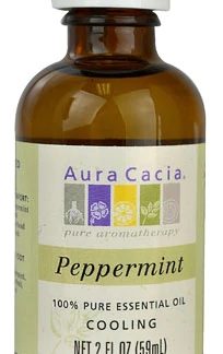 Aura Cacia 100% Pure Essential Oil Peppermint -- 2 fl oz