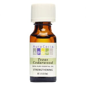 Aura Cacia 100% Pure Essential Oil Texas Cedarwood -- 0.5 fl oz