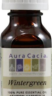 Aura Cacia 100% Pure Essential Oil Wintergreen -- 0.5 fl oz