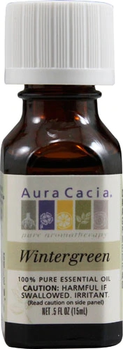 Aura Cacia 100% Pure Essential Oil Wintergreen -- 0.5 fl oz