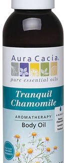 Aura Cacia Aromatherapy Body Oil Tranquil Chamomile -- 4 fl oz