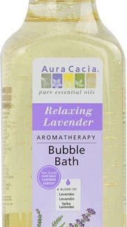 Aura Cacia Aromatherapy Bubble Bath Relaxing Lavender -- 13 fl oz