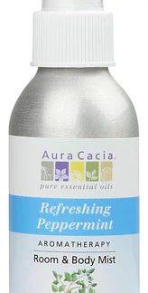 Aura Cacia Aromatherapy Mist Peppermint Harvest -- 4 fl oz