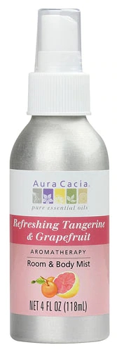 Aura Cacia Aromatherapy Mist RefreshingTangerine & Grapefruit -- 4 fl oz