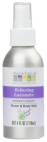Aura Cacia Aromatherapy Room & Body Mist Relaxing Lavender -- 4 fl oz