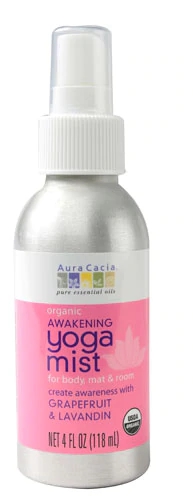 Aura Cacia Yoga Mist Organic Awakening Grapefruit & Lavandin -- 4 fl oz
