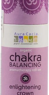 Aura Cacia Chakra Balancing Aromatherapy Roll On Enlightening Crown Frankincense & Neroli -- 0.31 fl oz