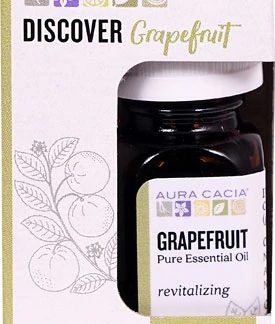 Aura Cacia Discover Grapefruit Pure Essential Oil Revitalizing -- 0.25 fl oz