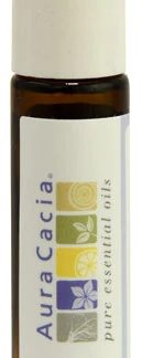 Aura Cacia Empty Amber Roll-On Bottle with Writeable Label -- 0.31 fl oz