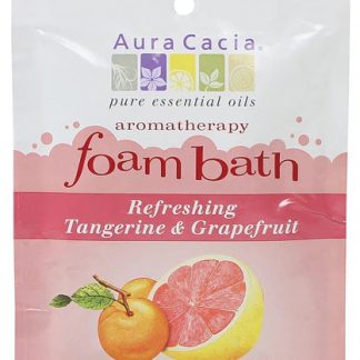 Aura Cacia Foam Bath Refeshing Tangerine and Grapefruit -- 2.5 oz