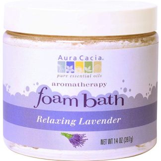 Aura Cacia Foam Bath Relaxing Lavender -- 14 oz