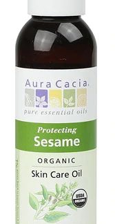 Aura Cacia Organic Skin Care Oil Protecting Sesame -- 4 fl oz