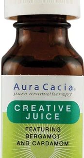 Aura Cacia Pure Aromatherapy Oil Creative Juice Bergamot & Cardamom -- 0.5 fl oz