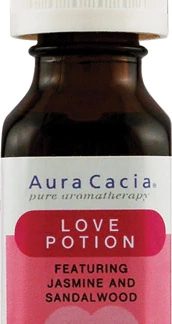 Aura Cacia Pure Aromatherapy Oil Love Potion Jasmine & Sandalwood -- 0.5 fl oz