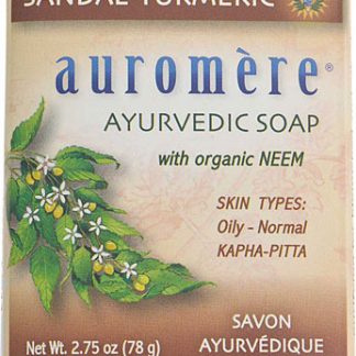 Auromere Ayurvedic Bar Soap Sandalwood-Turmeric -- 2.75 oz