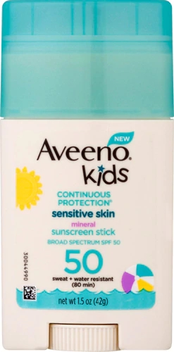 Aveeno Kids Continuous Protection® Sunscreen SPF 50 -- 1.5 oz