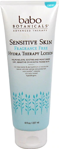 Babo Botanicals Hydra Therapy Lotion for Sensitive Skin Frangrance Free -- 8 fl oz