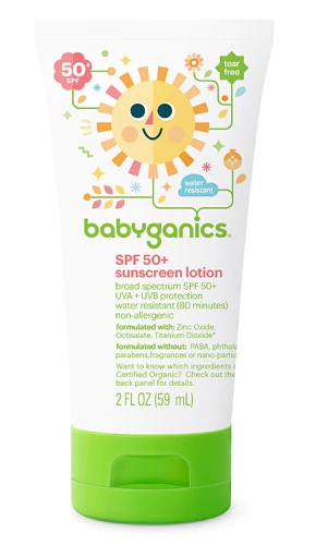 Babyganics Baby Sunscreen Lotion SPF 50 -- 2 fl oz