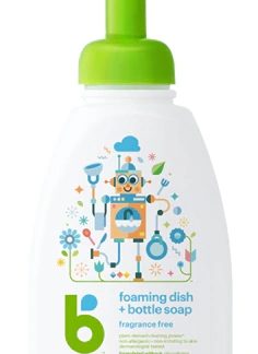 Babyganics Foaming Dish and Bottle Soap Fragrance Free -- 16 fl oz