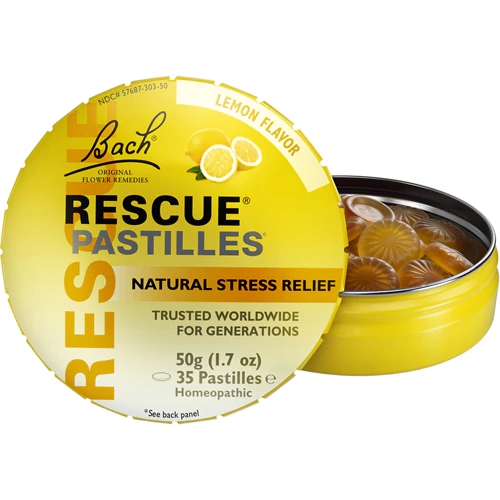 Bach Rescue® Pastilles Natural Stress Relief Lemon -- 1.7 oz