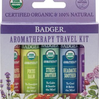 Badger Aromatherapy Travel Kit 5 Pack -- 0.15 oz