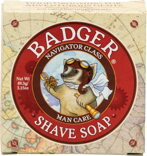 Badger Navigator Class Man Care Shave Soap -- 3.15 oz
