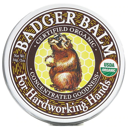 Badger Organic Badger Balm For Hardworking Hands -- 2 oz