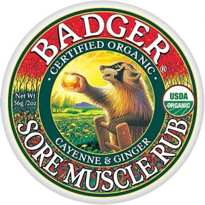 Badger Organic Sore Muscle Rub Cayenne & Ginger -- 2 oz