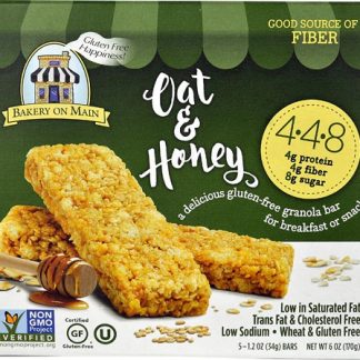 Bakery On Main Gluten Free Granola Bars Oat & Honey -- 5 Bars