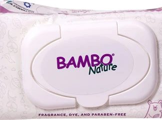 Bambo Nature Tidy Bottom Wipes -- 50 Wipes