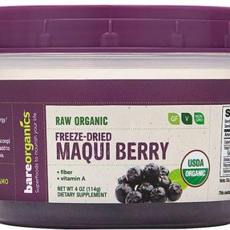 BareOrganics Maqui Berry Powder Freeze-Dried Raw -- 4 oz