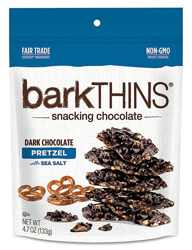 Bark Thins Snacking Chocolate Dark Chocolate Pretzel with Sea Salt -- 4.7 oz