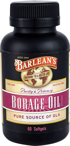 Barlean's Borage Oil -- 1000 mg - 60 Softgels