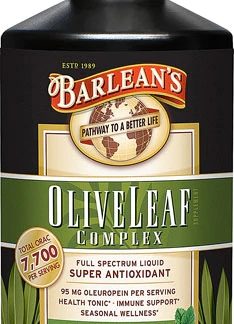 Barlean's Olive Leaf Complex Peppermint -- 16 fl oz