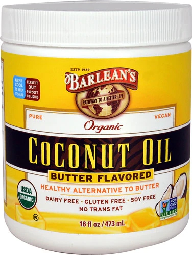 Barlean's Organic Coconut Oil Butter -- 16 fl oz