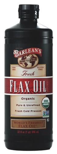 Barlean's Organic Fresh Flax Oil -- 32 fl oz