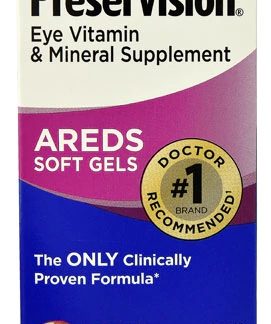 Bausch & Lomb PreserVision® Eye Vitamin & Mineral Supplement AREDS Formula -- 120 Softgels