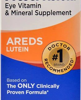 Bausch & Lomb PreserVision Eye Vitamin & Mineral Supplement AREDS Lutein -- 120 Softgels